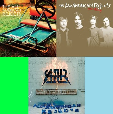 The All-American Rejects VINYL LOT ST MOVE ALONG WHEN THE WORLD COMES DOWN 3 NEW