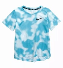 NIKE BOY'S DRI-FIT BREATHE Instacool SHIRT w/COLOR CHANGING SWOOSH, SZ 4
