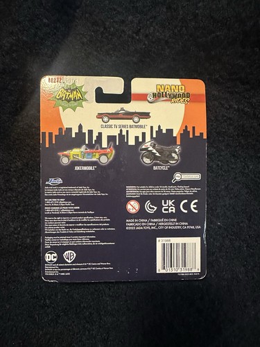 Jada Nano Mini Micro 1966 Batman Batmobile Set de 3 coches fundidos a presión - México Jada Nano Mini Micro 1966 Batman Batmobile Set de 3 coches fundidos a presión - México