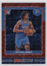 2024-25 Panini NBA Hoops Rookies Premium Red Lazer Prizm 69/99 Dillon Jones 0m89