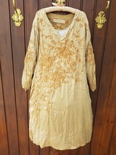 MAGNOLIA PEARL   KLEID  SEIDE  FARBE : GOLD  ...