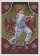 2019 Panini Chronicles Crusade Gold Prizm 6/10 Rhys Hoskins #23