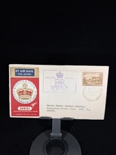 1953 CORONATION OF QUEEN ELIZABETH 2ND FDC NORFOLK ISLAND