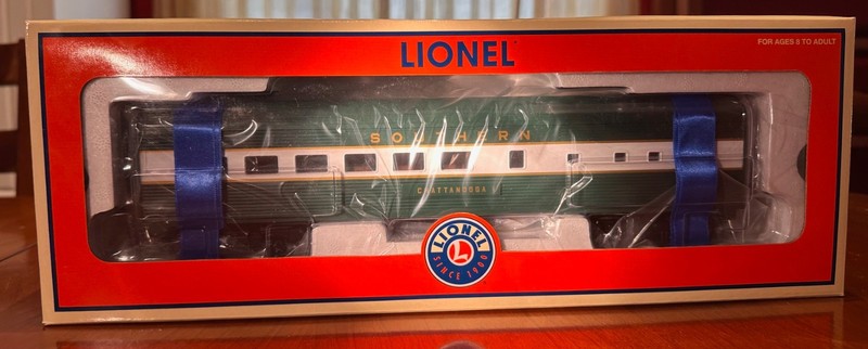 Lionel Southern Streamliner Diner Chattanooga Passenger Car 6-25127 New