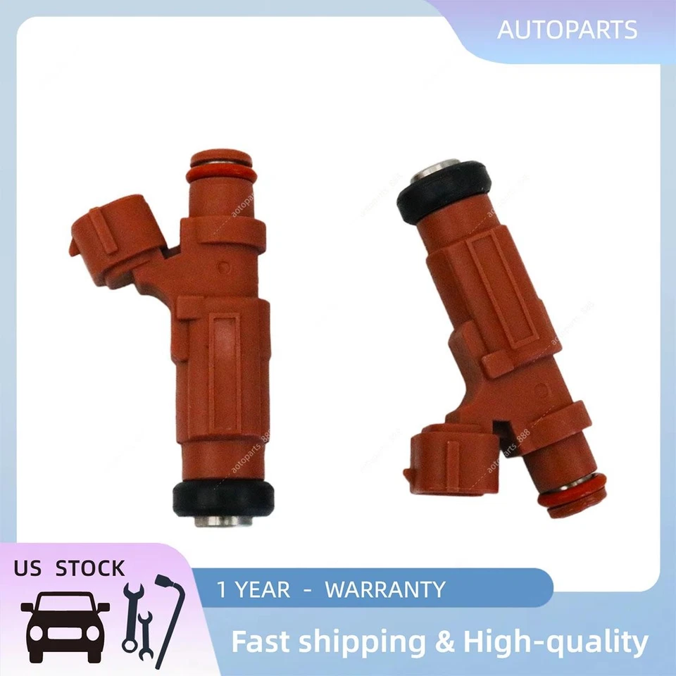 2x Fuel Injector 5YU-13761-00-00 For 2010-2014 Yamaha STRATOLINER DELUXE - Image 4 of 4