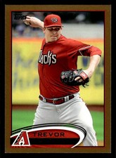 2012 Topps Update Gold - Trevor Cahill #US167 Arizona Diamondbacks #/2012