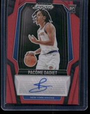 2024 Panini Prizm Black Pacome Dadiet Rookie Signatures Red Prizms /99 RC