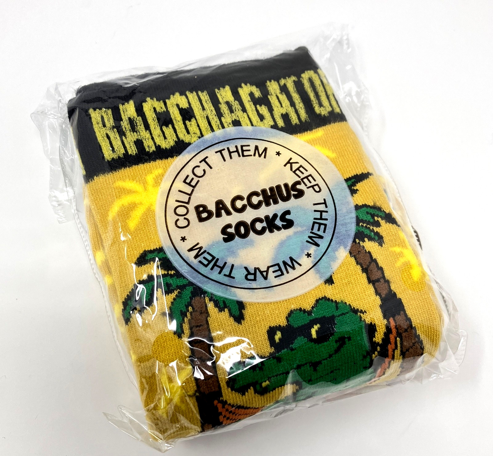 2026 Krewe Bacchus Novelty Socks Bacchagator Float #11