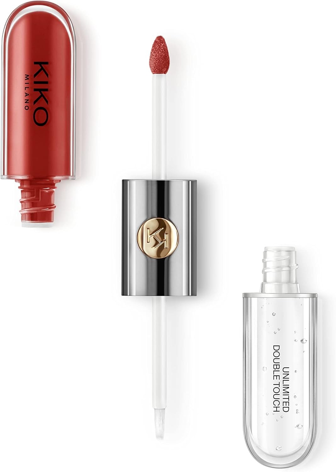 KIKO Milano Unlimited Double Touch 107 | Liquid lipstick with a bright finish i