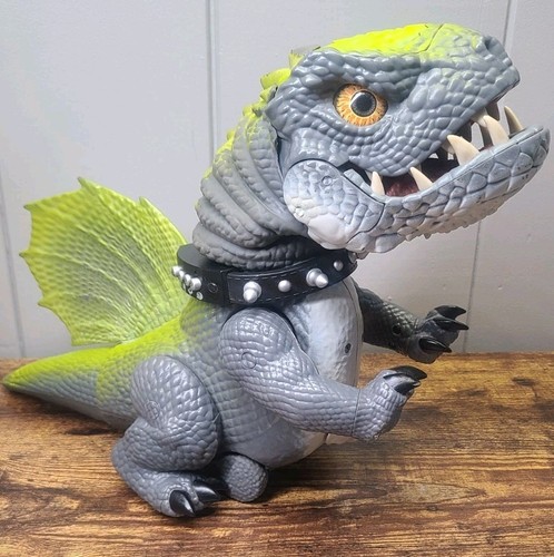 Mattel RARE Prehistoric Pet Cruncher 2009 Interactive Dinosaur Toy WORKS