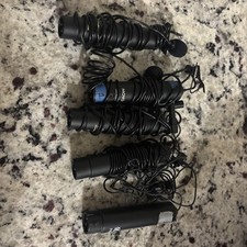 Movo LV4-O2 XLR Lavalier Omnidirectional Microphone w/Clip Windscreen 4 pack