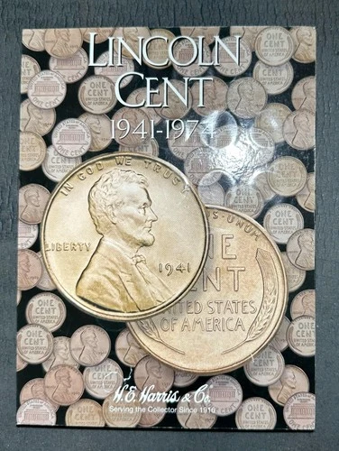 1941PDS-1974PDS US LINCOLN CENT x56 Set of 87 Different w Whitman Album!