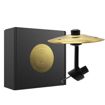 Duocheer  Car Cymbal Air Vent Mini Drum Crash For (Gold)