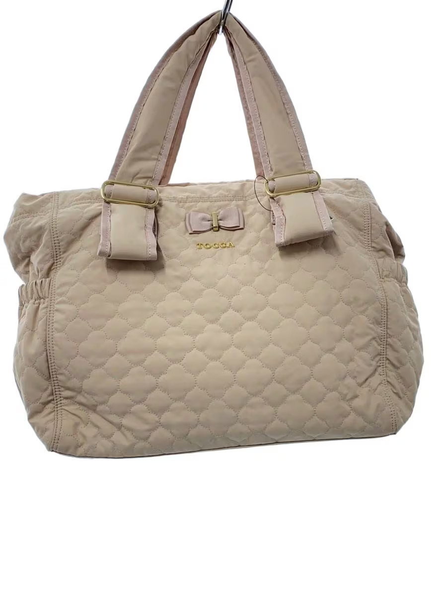 TOCCA Tote Bag, Polyester, Cream, Solid Color - image 1