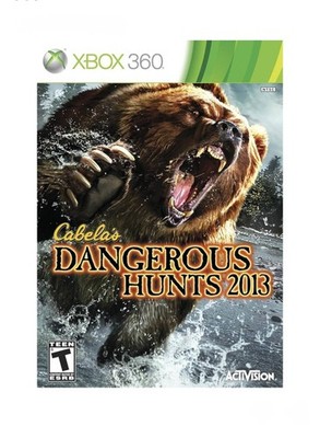 XBOX 360 Cabela's Dangerous Hunts 2013 Video Game Disc Hunting Adventure 13 . .