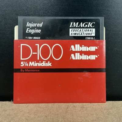 Injured Engine Imagic Educational Simulations 5 1/4 Inch Floppy Disk