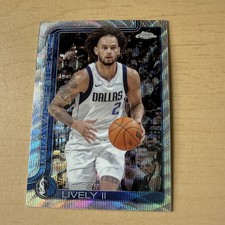 2025-26 Topps Chrome #72 Dereck Lively II Prism Refractors