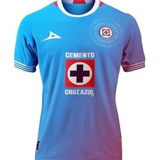 Pirma Cruz Azul Mens Away Soccer Jersey Blue White 18172 Authentic NWT Small