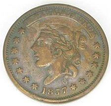 Hard Times Token Not One Cent, HT 48, Very Fine-, #318