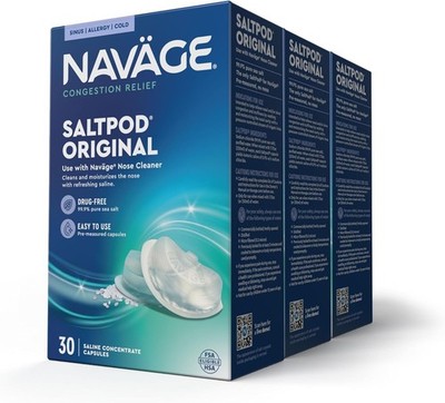 NAVAGE ORIGINAL SALTPOD  THREE-PACK: 3 Original SaltPod 30-Packs (90 SaltPods)