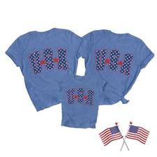 USA Shirts Family Matching 4th of July Patriotic T-Shirts XX-Large Men Mblue