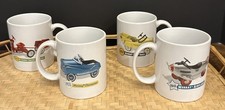 Hallmark Kiddie Car Classics Mug Set 4 Murray Pedal Car Airplane Dump Truck VTG