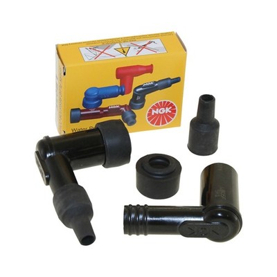 2x Zündkerzenstecker Set NGK LB05F für Motorräder, Roller, Moped und Mofa