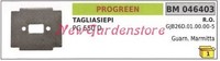 Dichtung FüR Auspuff Progreen Heckenschere Pg 550D 046403