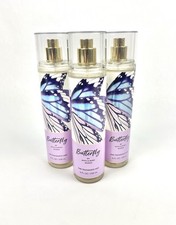 Bath  Body Works BUTTERFLY Fine Fragrance Mist Spray 8 oz - Lot of 3