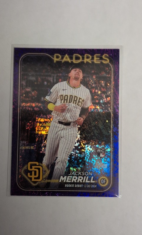 2024 Topps Update Series - Jackson Merrill #US169 Purple Holo - 1.A.4