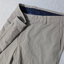 Vineyard Vines On-The-Go Pant Mens 40/32 Beige Nylon Stretch Chino 1P000005