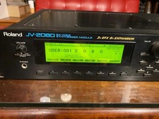 Roland JV-2080 Synth Module Excellent w/ 3 Boards SR-JV80-01, 02, 97 , Manual