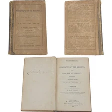 1855 Elijah Burritt: Geography of the Heavens & Astronomy Atlas HC