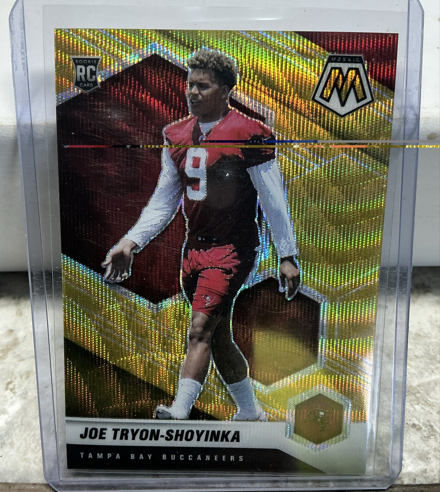 Joe Tryon-Shoyinka Panini Mosaic #355 Gold Wave