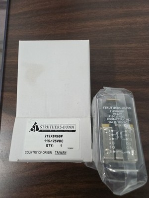 Struthers-Dunn 219XBX69P 115/125 VDC Electromechanical Relay