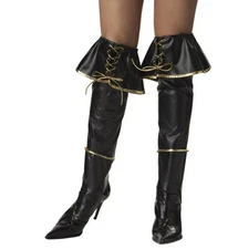 Pirate Boot Covers Top Adult Woman