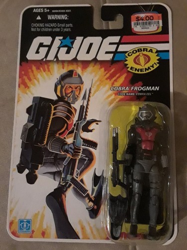 COBRA EEL Frogman GI JOE 2008 25TH Anniversary Hasbro 375quot Inch Action FIGURE 