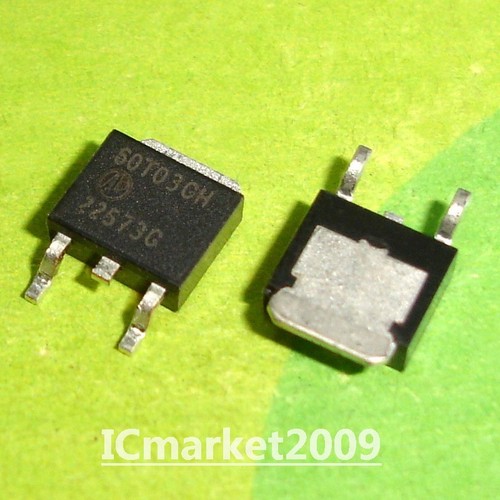 10 PCS AP60T03GH TO-252 AP60T03 60T03GH N-Channel Enhancement Mode ...
