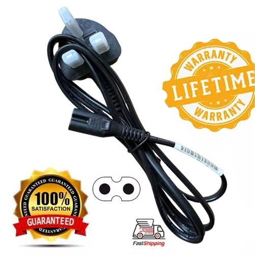 UK New 2 Pin Power Cable For HP Deskjet 1120c 1120cxi 1220c 1280 1280c Printer