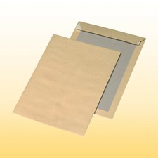 Pappr&uuml;ckwandtaschen Versandtaschen C5 162 x 229 mm braun Kartonr&uuml;ckwand