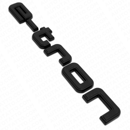 Audi e-tron Matte Black Letter Liftgate Badge Trunk Emblem Badge Logo Sport - Picture 3 of 5