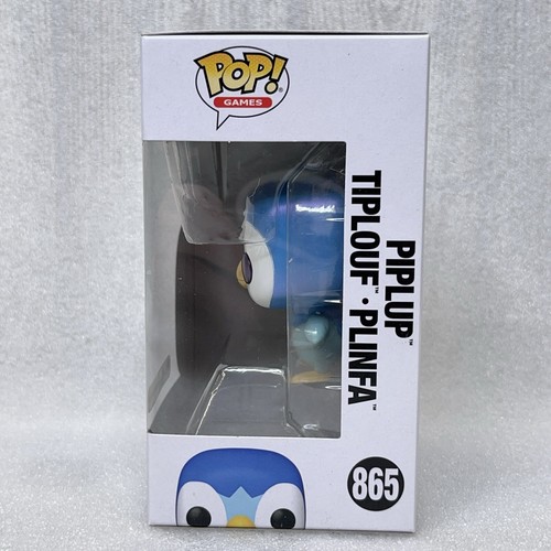 Funko Pop! Games Pokemon PIPLUP Pearlescent Pokemon Center Exclusive #865 NEW - Picture 3 of 8