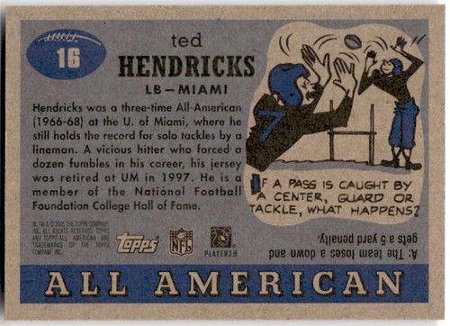 2005 Topps All American Football -You Pick Your Card - Finish Your Set - Picture 28 of 142