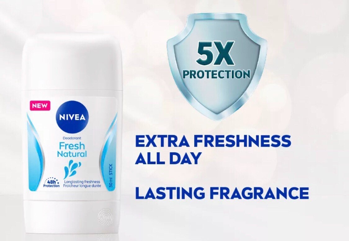Deodorant NIVEA Women Anti Perspirant FRESH NATURAL Stick 50ml x