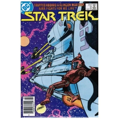 Star Trek (1984 series) #2 Newsstand in Very Fine condition. DC comics [p;