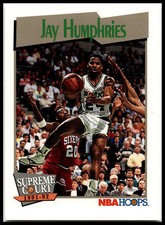 Jay Humphries #477 1991 NBA  Hoops Supreme Court Bucks B0152A