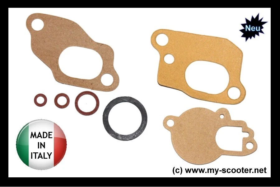 Vespa Si Vergaserdichtsatz Dichtung PX 80 125 150 200, 20.20 24.24 20.15 20.17 - Bild 1 von 1