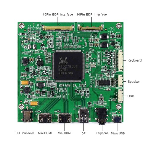 4K HD DP LCD Controller Board 15.6" B156ZAN02.3 LP156UD1 3840x2160 LCD Screen - Picture 3 of 5