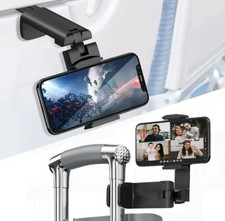 Universal Travel Phone Holder Airplane Seat, Luggage Handle Desk Phone Mount