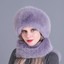 Women Faux Fur Hat Russian Ushanka Warm Cute Fox Ears Trapper Cossack Ski Winter Women Faux Fur Hat Russian Ushanka Warm Cute Fox Ears Trapper Cossack Ski Winter